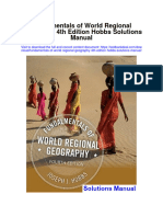 Fundamentals of World Regional Geography 4Th Edition Hobbs Solutions Manual Full Chapter PDF