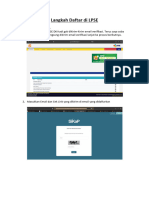 Tutorial Daftar LPSE