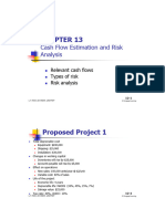 Chap 13 Cash Flow Estimation and Risk Analysis