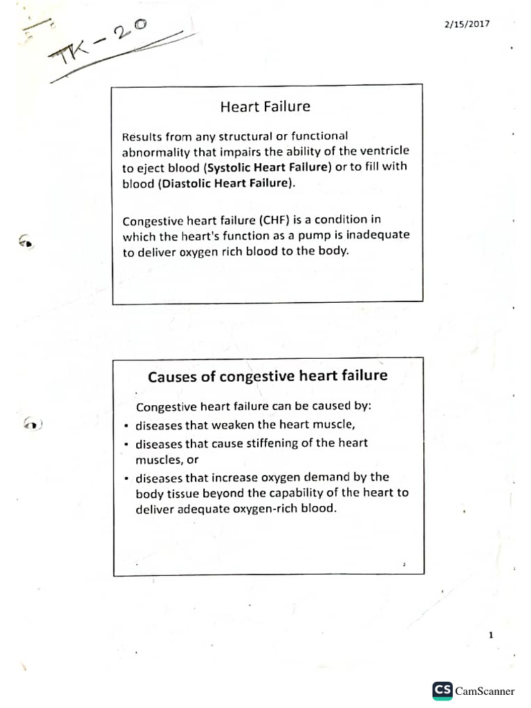 congestive heart failure | PDF