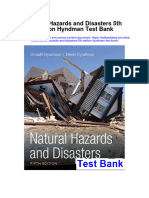 Natural Hazards and Disasters 5Th Edition Hyndman Test Bank Full Chapter PDF