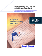 Ebook Carpers Understanding The Law 7Th Edition Mckinsey Test Bank Full Chapter PDF