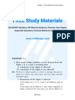 NCERT Solutions Class 11 Maths Chapter 7 Permutations and Combinations