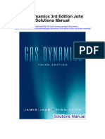 Gas Dynamics 3Rd Edition John Solutions Manual Full Chapter PDF