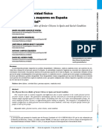 Hábitos de Actividad Física de Las Personas Mayores en España y Condición Social