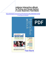 Social Problems Interactive Ebook Community Policy and Social Action 5Th Edition Leon Guerrero Test Bank Full Chapter PDF