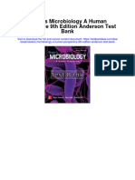 Nesters Microbiology A Human Perspective 9Th Edition Anderson Test Bank Full Chapter PDF