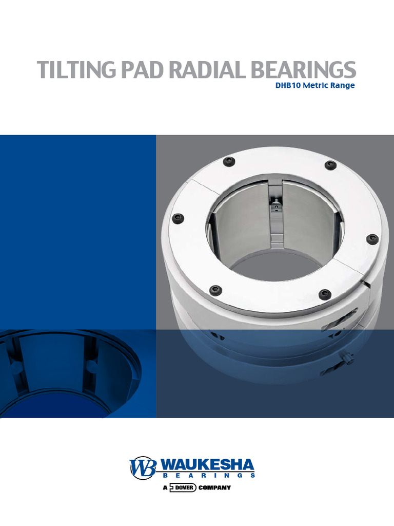 Waukesha Tilting Pad Radial Bearings | PDF | Bearing (Mechanical ...