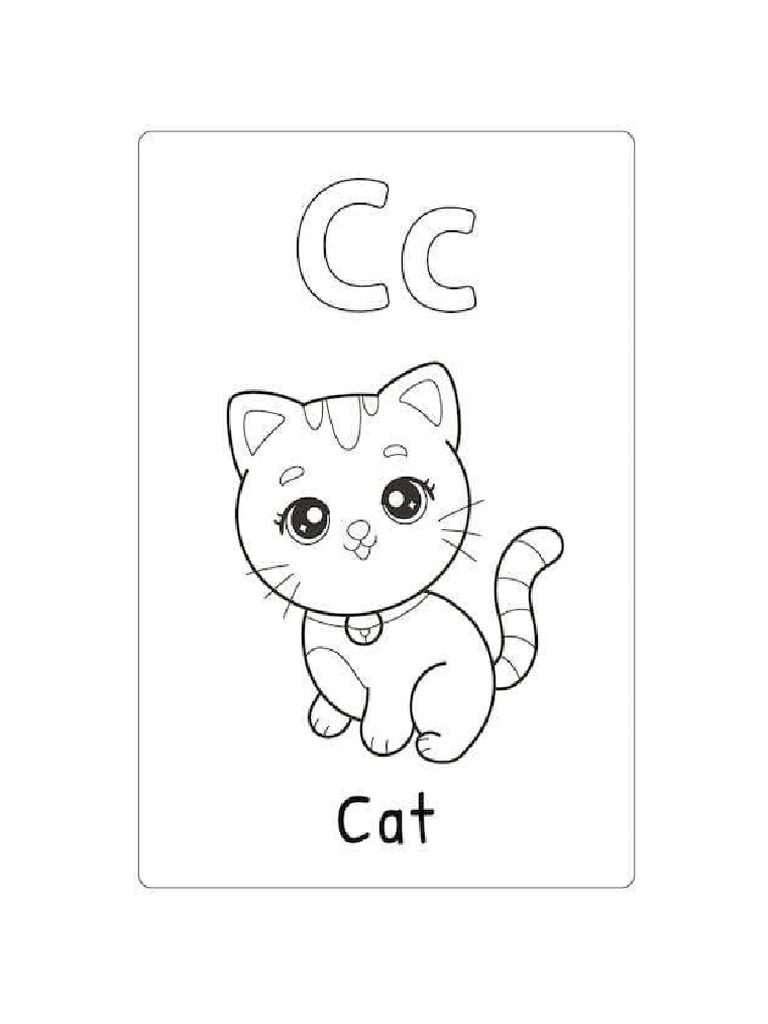 Mewarnai Gambar Kucing Pdf