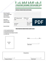 Formulir Penerimaan Santri Baru - 012129