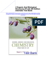 General Organic and Biological Chemistry Structures of Life 4Th Edition Timberlake Test Bank Full Chapter PDF