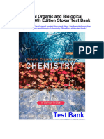 General Organic and Biological Chemistry 6Th Edition Stoker Test Bank Full Chapter PDF