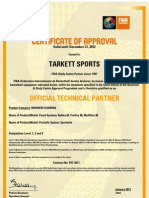 Tarkett Vazeci FIBA Wood Certifikat