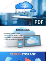 CLOUD STORAGE - Computer Science