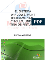 Diciembre 1° El Sistema Windows y Paint