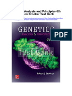 Genetics Analysis and Principles 6Th Edition Brooker Test Bank Full Chapter PDF