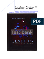 Genetics Analysis and Principles 4Th Edition Brooker Test Bank Full Chapter PDF