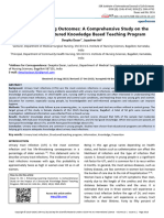 Learning Outcomes Comprehensive Impact Structured Knowledge Teaching Program