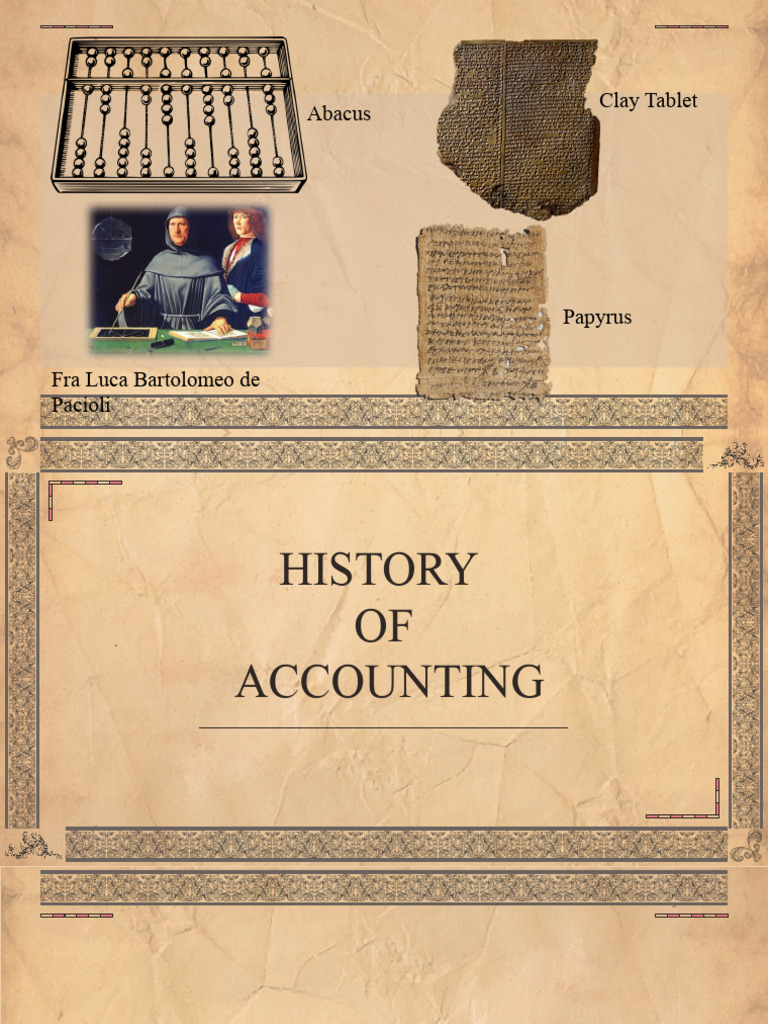 Origins and Evolution of Accounting | PDF | Finance & Money Management
