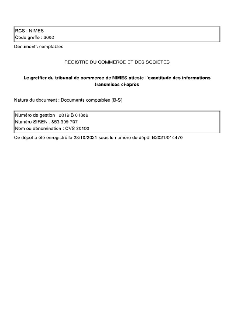 CVS 30100 - Sociaux | PDF