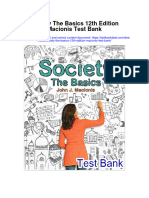 Society The Basics 12Th Edition Macionis Test Bank Full Chapter PDF
