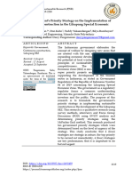 The Government's Priority Strategy On The Implementation of Sustainable Construction in The Likupang Special Economic Zone