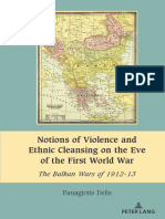 Notions of Violence and Ethnic Cleansing On The Eve of The First World War