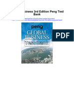 Global Business 3Rd Edition Peng Test Bank Full Chapter PDF