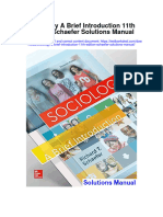 Sociology A Brief Introduction 11Th Edition Schaefer Solutions Manual Full Chapter PDF