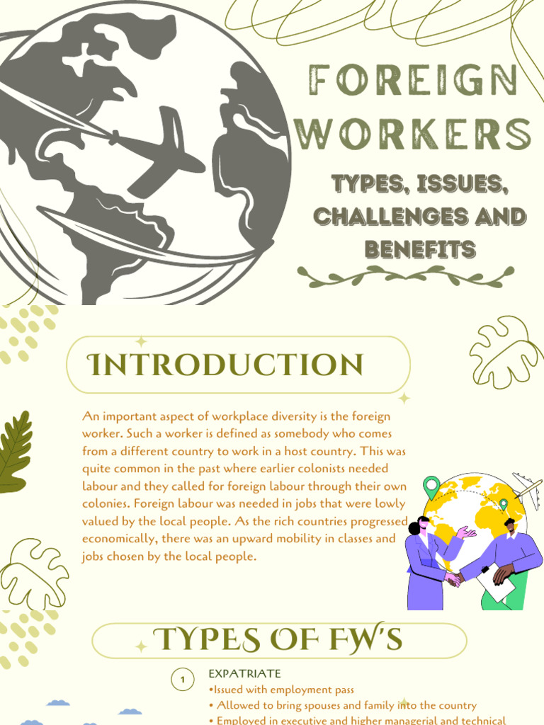 Expatriates vs Foreign Workers Explained | PDF | Employment | Foreign ...