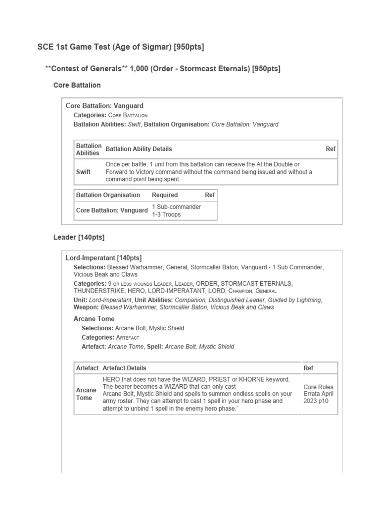 Aos sce 950 test game pdf military
