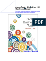 Global Business Today 8Th Edition Hill Solutions Manual Full Chapter PDF