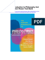 Norton Introduction To Philosophy 2Nd Edition Rosen Test Bank Full Chapter PDF