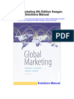 Global Marketing 9Th Edition Keegan Solutions Manual Full Chapter PDF