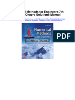 Numerical Methods For Engineers 7Th Edition Chapra Solutions Manual Full Chapter PDF