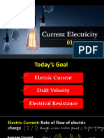 Current Electricity Lect 01 Notes