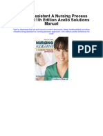 Nursing Assistant A Nursing Process Approach 11Th Edition Acello Solutions Manual Full Chapter PDF