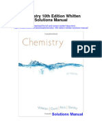 Ebook Chemistry 10Th Edition Whitten Solutions Manual Full Chapter PDF