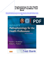 Goulds Pathophysiology For The Health Professions 5Th Edition Vanmeter Test Bank Full Chapter PDF