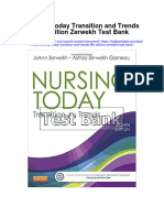 Nursing Today Transition and Trends 8Th Edition Zerwekh Test Bank Full Chapter PDF