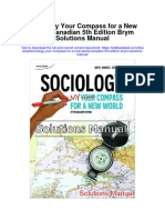 Sociology Your Compass For A New World Canadian 5Th Edition Brym Solutions Manual Full Chapter PDF