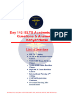 Day 142 IELTS Academic Reading Questions & Answers by KenyanNurse - 220507 - 073918