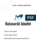 Povezivanje Mreža - Projektni Zadatak IPV6 PDF