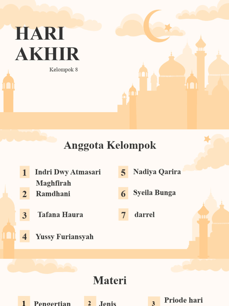 Hari Akhir | PDF | Agama & Spiritualitas