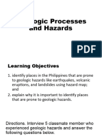 Geologic Processes and Hazards