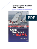 Group Dynamics For Teams 4Th Edition Levi Test Bank Full Chapter PDF