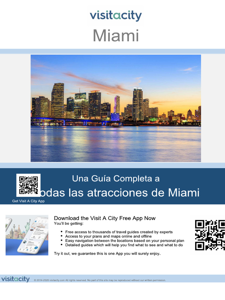 Lugares Turisticos Miami Visit A City | PDF