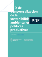 Guia de Transversalizacion de La Sostenibilidad Ambiental en Políticas Productivas