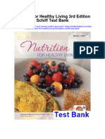 Nutrition For Healthy Living 3Rd Edition Schiff Test Bank Full Chapter PDF