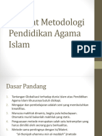 PAI4 - Hakikat Metodologi Pendidikan Agama Islam - #2